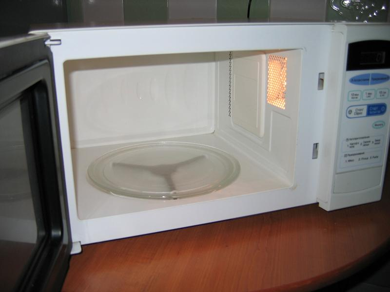 чистая микроволновая печь